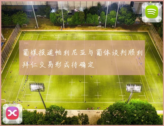 葡媒报道帕利尼亚与葡体谈判顺利拜仁交易形式待确定